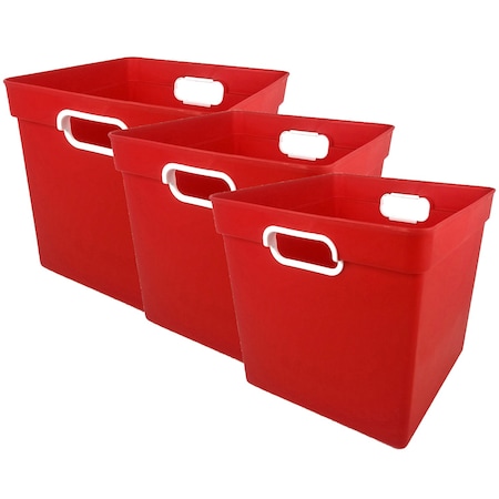 Romanoff Products Inc Tote Tub Storage, Red